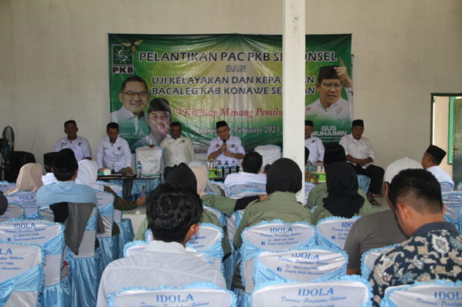 
 Pelantikan PAC PKB Konawe Selatan, Selasa 21 Februari 2023.